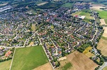 Hamminkeln aus der Vogelperspektive: Stadtansicht vom Innenstadtbereich in Hamminkeln im ...