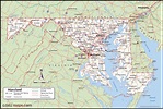 Maryland Wall Map with Counties by Maps.com - MapSales