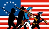 American revolutionary soldier marching Digital Art by Aloysius ...