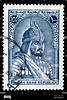 Khalid ibn al-Walid (585-642), Muslim general, postage stamp, Syria ...