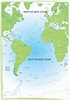 Mapa De Atlântico Do Oceano. Ilustração do Vetor - Ilustração de ...