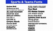 Best Fonts for Team Jerseys & T-shirts - Custom Ink
