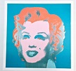 Andy Warhol Marilyn Monroe BLEU Pop Art Toile Art Mural - Etsy France