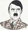 ARTE, FOTOS Y DIBUJOS: DIBUJO: ADOLF HITLER PARA IMPRIMIR