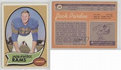 1970 Topps #68 Jack Pardee Los Angeles Rams Football Card | eBay