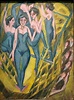Blaue Artisten (Ernst Ludwig Kirchner, 1914, Franz Marc Museum, Kochel ...