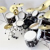 Neil Peart // R30 Black Miniature Drum Kit Model - AXE HEAVEN® - Touch ...