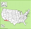 Phoenix location on the U.S. Map