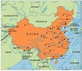 Blog de Geografia: Mapa da China