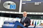 Rede von Bundeskanzler Olaf Scholz am Europatag im Mai in Straßburg - Rainer Wieland MdEP