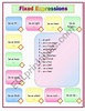 Fixed Expressions - ESL worksheet by Krümel