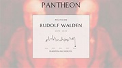 Rudolf Walden Biography - Finnish general and industrialist | Pantheon
