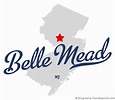Map of Belle Mead, NJ, New Jersey
