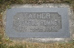 Gaskell Romney (1871-1955) - monumento Find a Grave