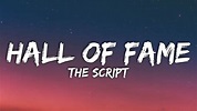 The Script - Hall Of Fame (Lyrics) - YouTube