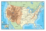 Mapa de Estados Unidos - TurismoEEUU