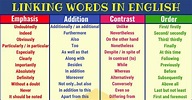 Linking Words, Connecting Words: Full List and Useful Examples • 7ESL