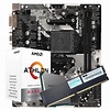 Kit Upgrade Gamer AMD Athlon 3000G 3.50Ghz, Placa Mãe Asus B450M K, 4GB ...