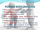 Body language for effective communication