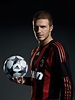 David Beckham - AC Milan photoshoot - 2008 | Soccer poses, David ...