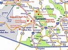 Map of Tucson Arizona - TravelsMaps.Com