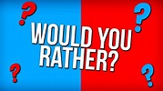 THE WOULD YOU RATHER GAME (ONLINE!) - YouTube