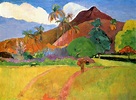Tahitian mountains - Paul Gauguin - WikiArt.org - encyclopedia of ...