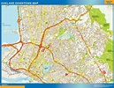 Oakland downtown mappa | Mappe mondo Netmaps