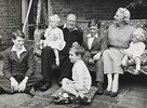 The Churchill family, taken on the Pink Terrace at Chartwell, Churchill ...