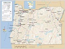 Oregon Map Of Cities And Towns – Map VectorCampus Map