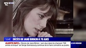 Jane Birkin est morte: retour en images sur sa carrière