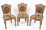 Dodici sedie in legno intagliato, laccato e dorato - Asta N.212 ...