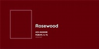 About Rosewood - Color codes, similar colors and paints - colorxs.com