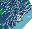 Typographic Map of Brockville Ontario Elizabethtown City - Etsy