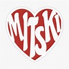 "Mitski Heart Logo Sticker Perfect Gift Sticker" Sticker for Sale by ...