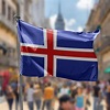 bandera de islandia para colgar