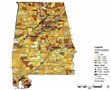 Alabama Population Density Map - Winna Kamillah
