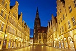 Prinzipalmarkt Münster bei Nacht - Einzigartige Wandbilder