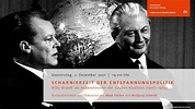 Scharnierzeit der Entspannungspolitik. Willy Brandt als Außenminister ...