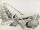 Architectural drawing for the experimental unit, Corona Avenue School ...