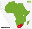 ⊛ Mapa de Sudáfrica | Político & Físico Para Imprimir HD · 2022