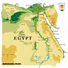 ⊛ Mapa de Egipto ⊛ Político & Físico Para Imprimir | 2022