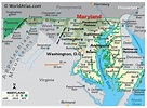 Mapas de Maryland - Atlas del Mundo