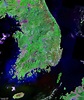 South Korea Map and Satellite Image