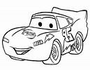 Dibujos De Rayo Mcqueen Corriendo Para Colorear, Pintar E Imprimir ...