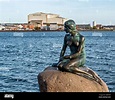 The Little Mermaid (1913) - bronze sculpture by sculptor Edvard Eriksen ...
