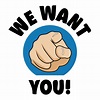 We Want You Vector Sign | LayerAce.com