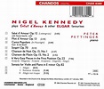 Nigel Kennedy plays Salut d'Amour & other Elgar Favourites - Edward ...