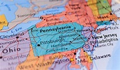 Which States Border Pennsylvania? - WorldAtlas