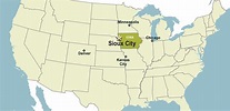 Map Of Sioux City Ia - Cities And Towns Map